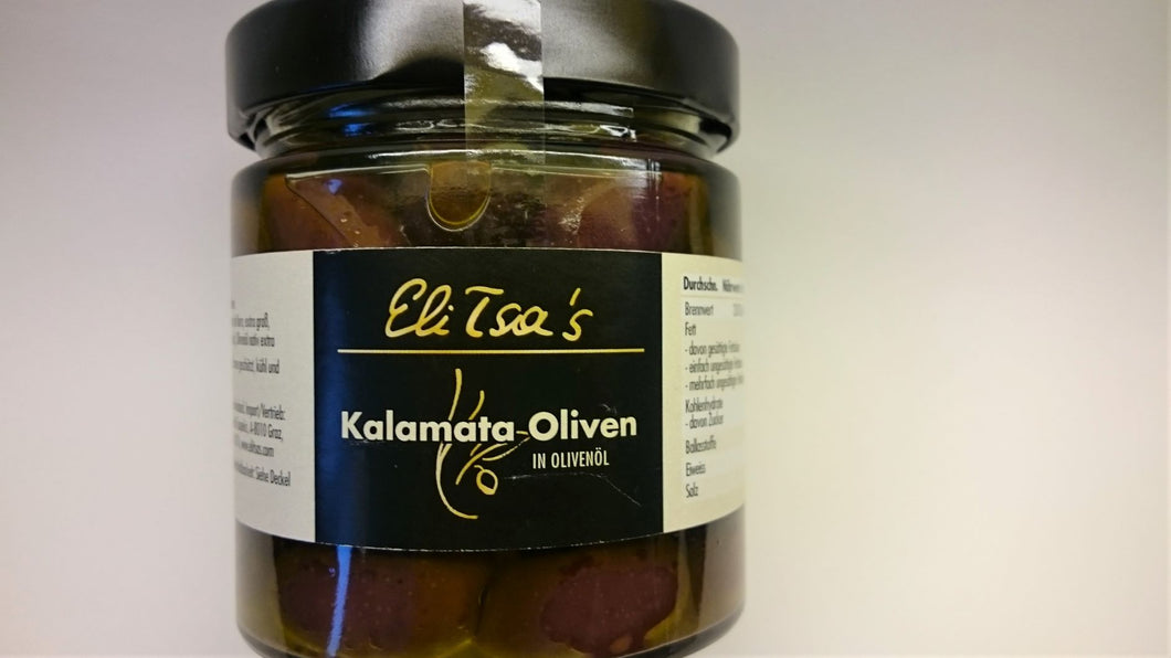 Kalamata-Oliven in Olivenöl - Selbstabholung