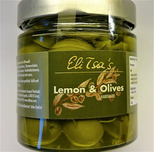 Lemon Oliven in Olivenöl - SELBSTABHOLUNG